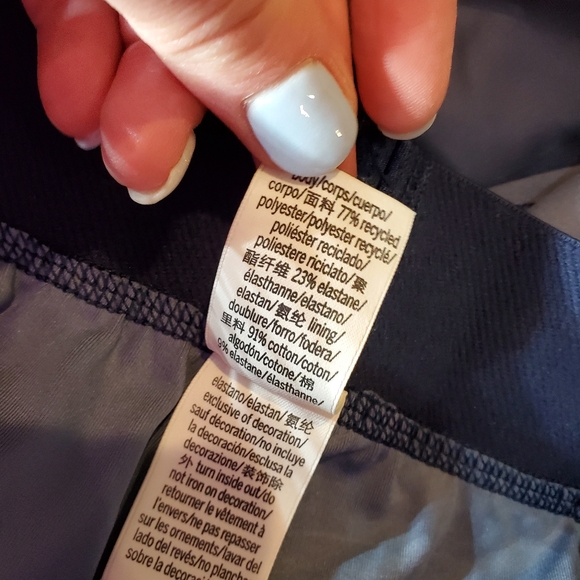 PINK Victoria's Secret Ultimate High Waist Leggings Midnight Navy Ombre Large - Picture 12 of 16